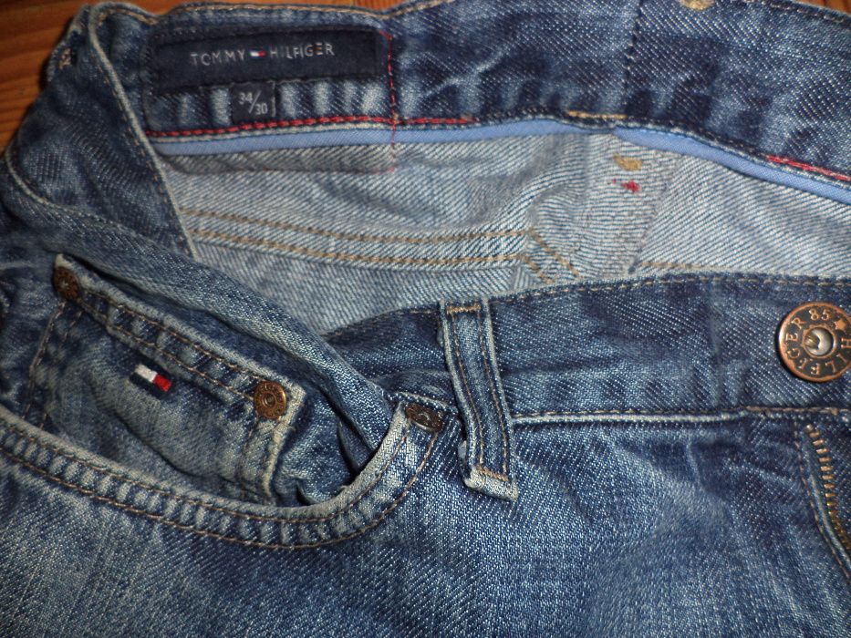 TOMMY HILFIGER Denim 85 oryg. 30/32 U.S.A-Jeansy