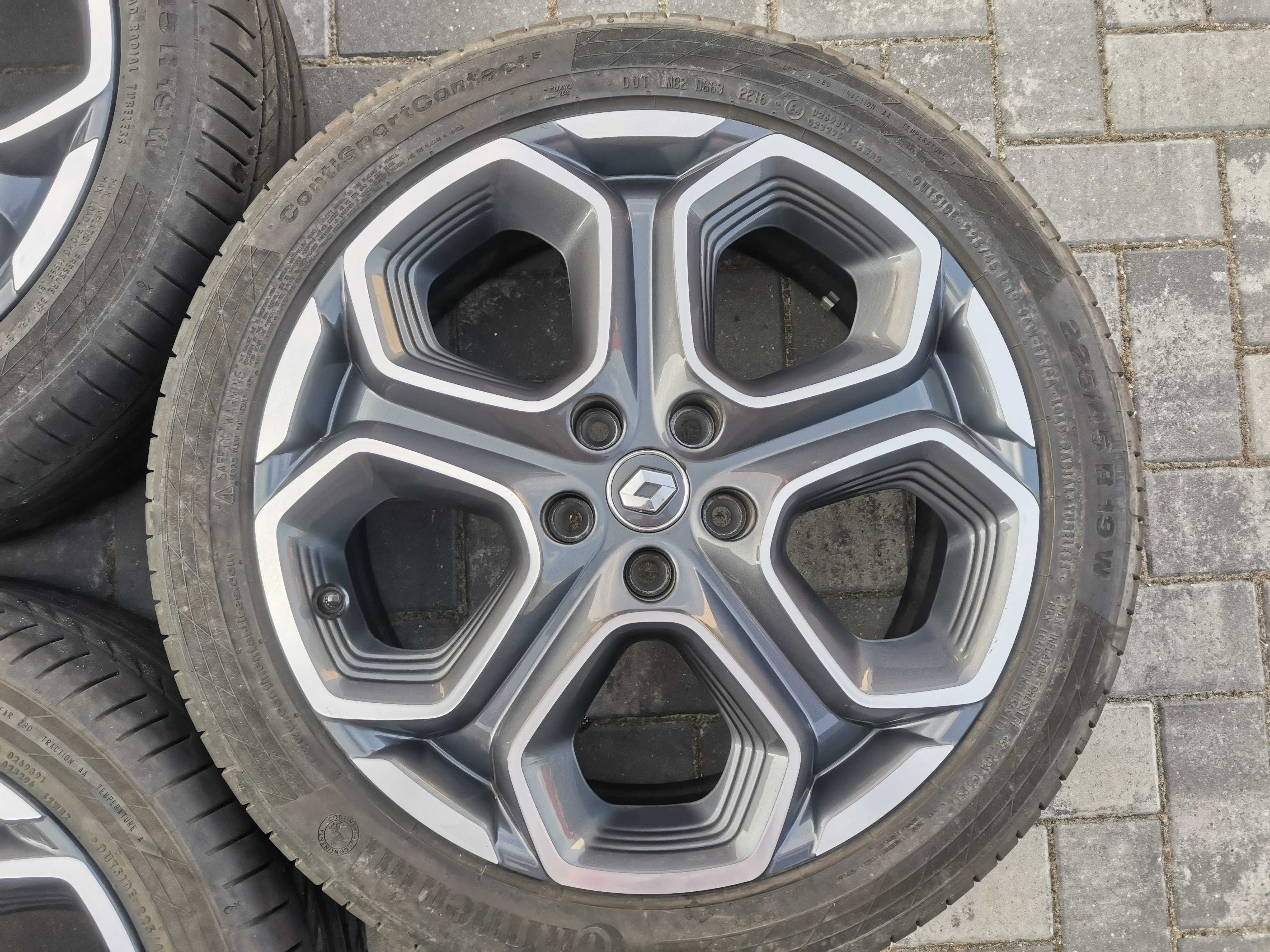 Felgi RENAULT KADJAR Talisman Megane Scenic 7Jx19H2 5x114,3 ET40