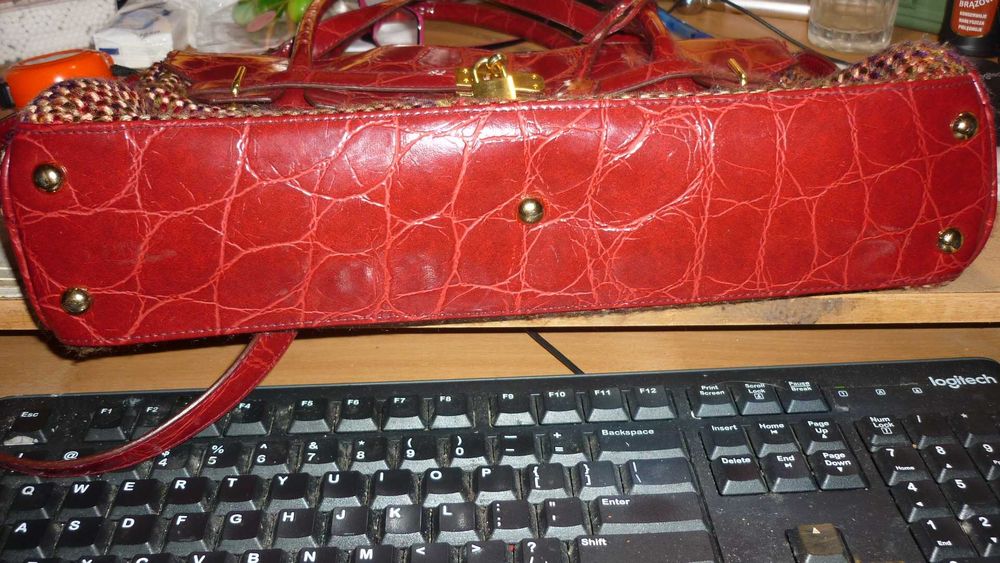 Mallisia J.- damska nowa torebka tweedowa