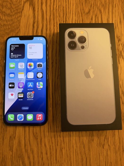 Apple iPhone 13 pro max, 256gb sierra blue, niebieski