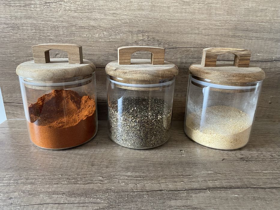 Szklane pojemniki 3szt