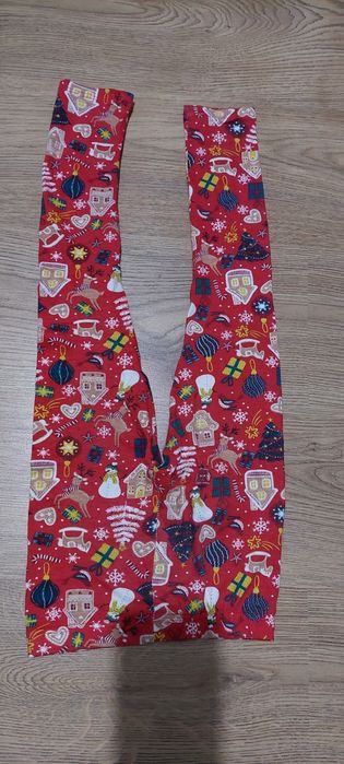 leginsy spodnie świąteczne Little Kids r. 122