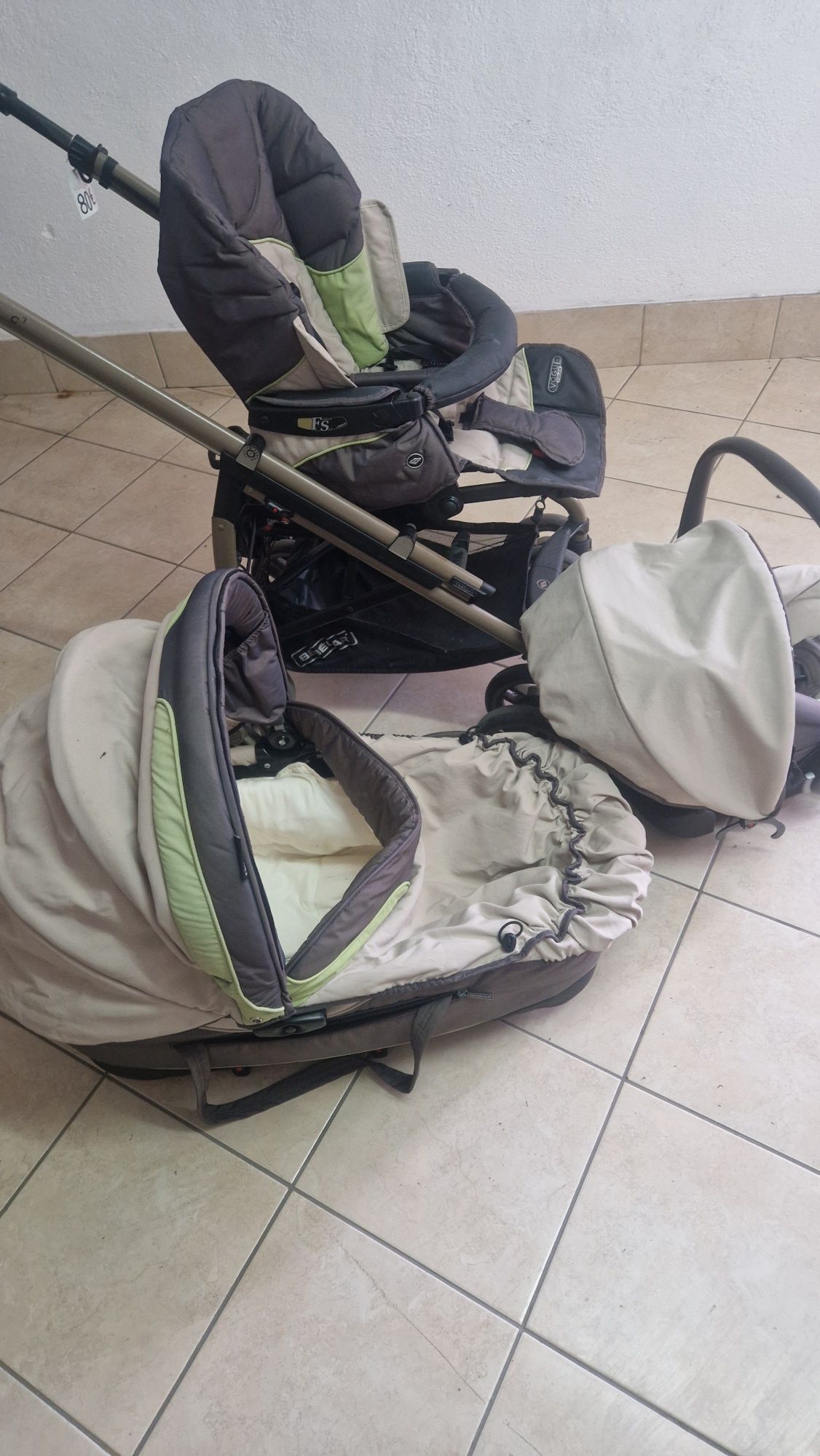 Trio BébéCar em 3 tons