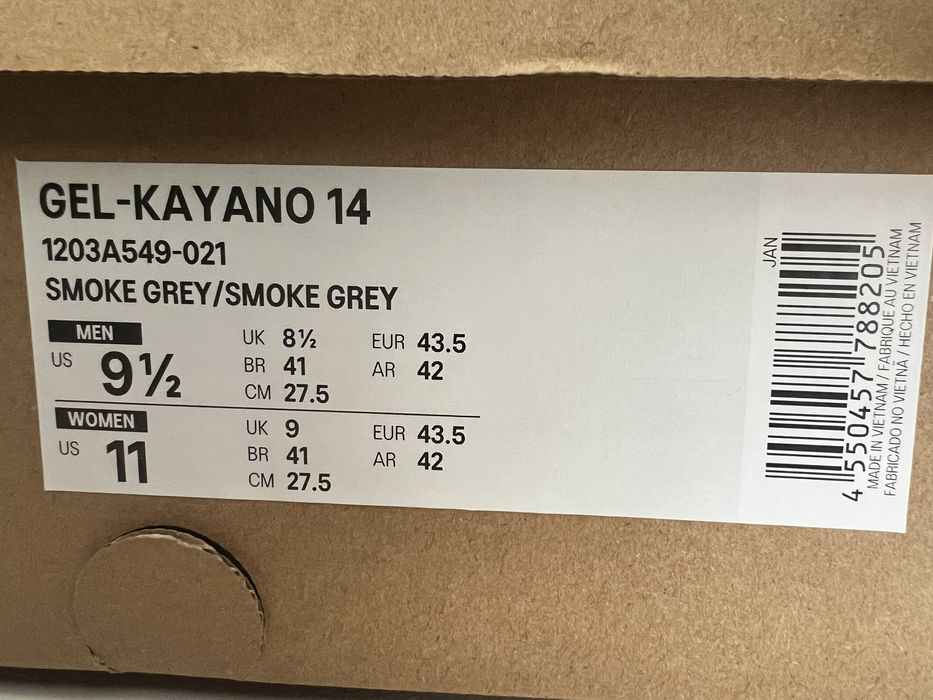 Asics Gel-Kayano 14 ‘Smoke Grey’