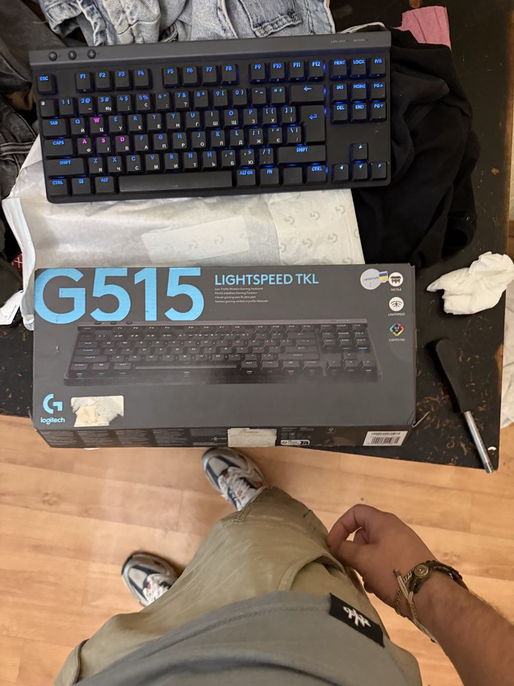 Бездротова клавіатура logitech g515