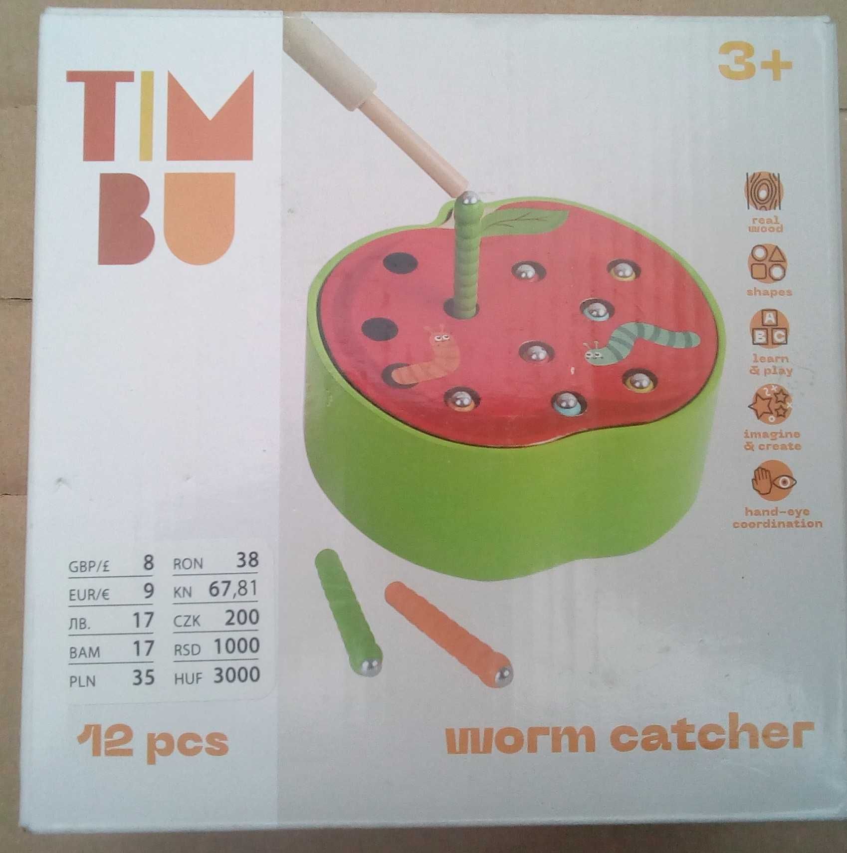 TIMBU Łapanie robaków. Gra zręcznościowa magnetyczna. WysyłkaOLX