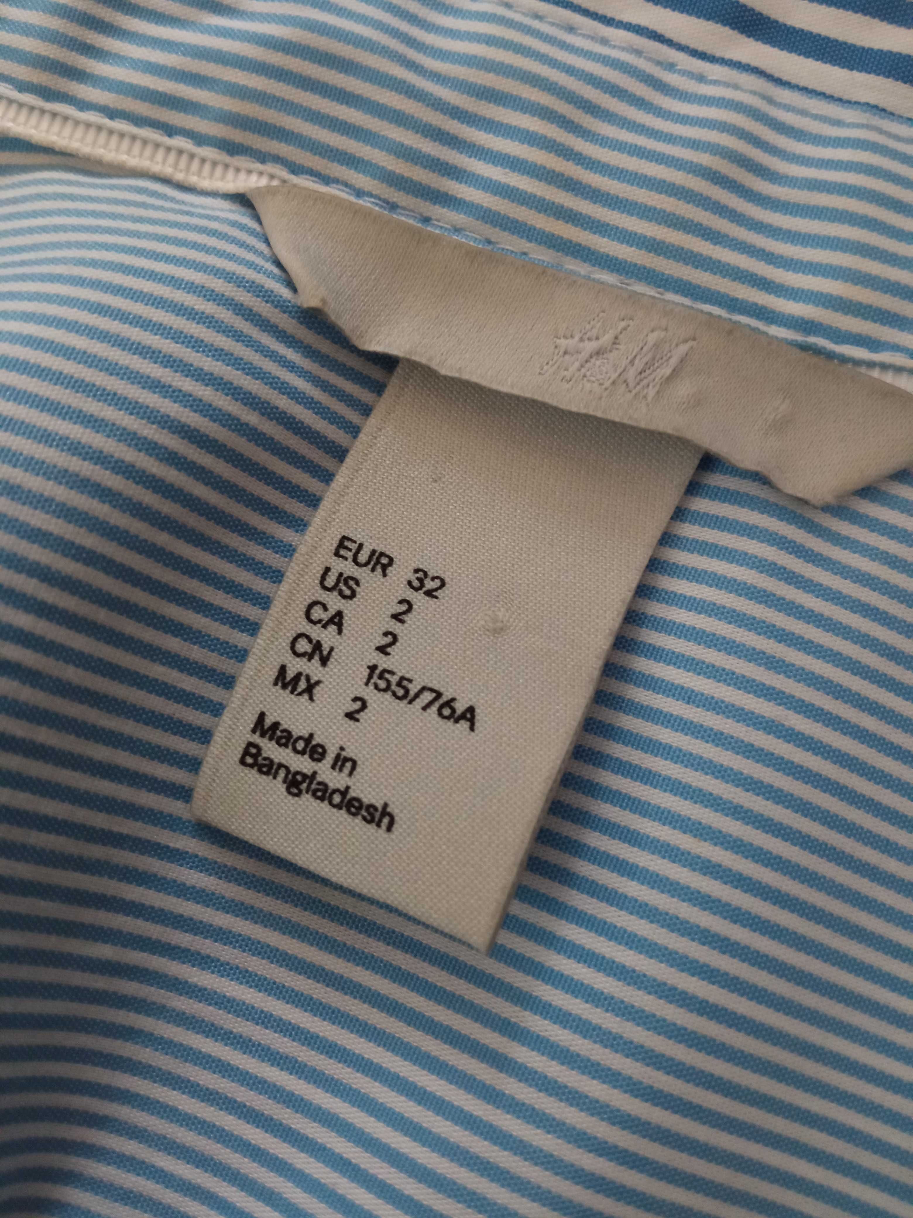 Koszula w niebieskie paski H&M