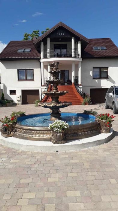 Fontanna MONTAŻ pompa ogrodowa betonowa kamienia BASEN