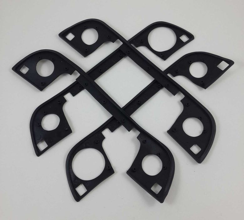 2 ou 4 Vedantes borracha Maçaneta de porta BMW E32 E34 E36