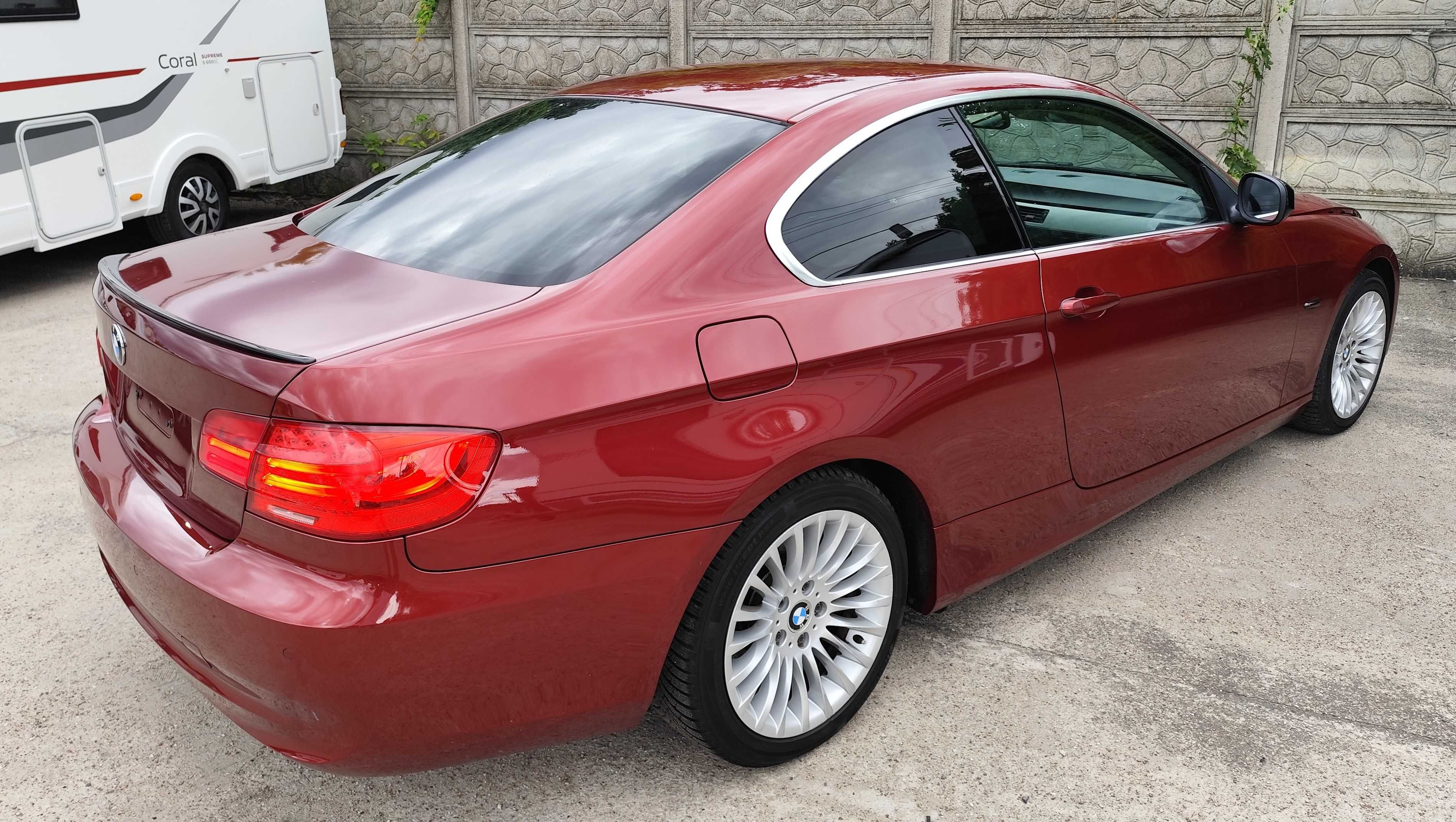 BMW e92, 2.0i 170km, Vermillionrot Metallic, Automat, Niski przebieg!