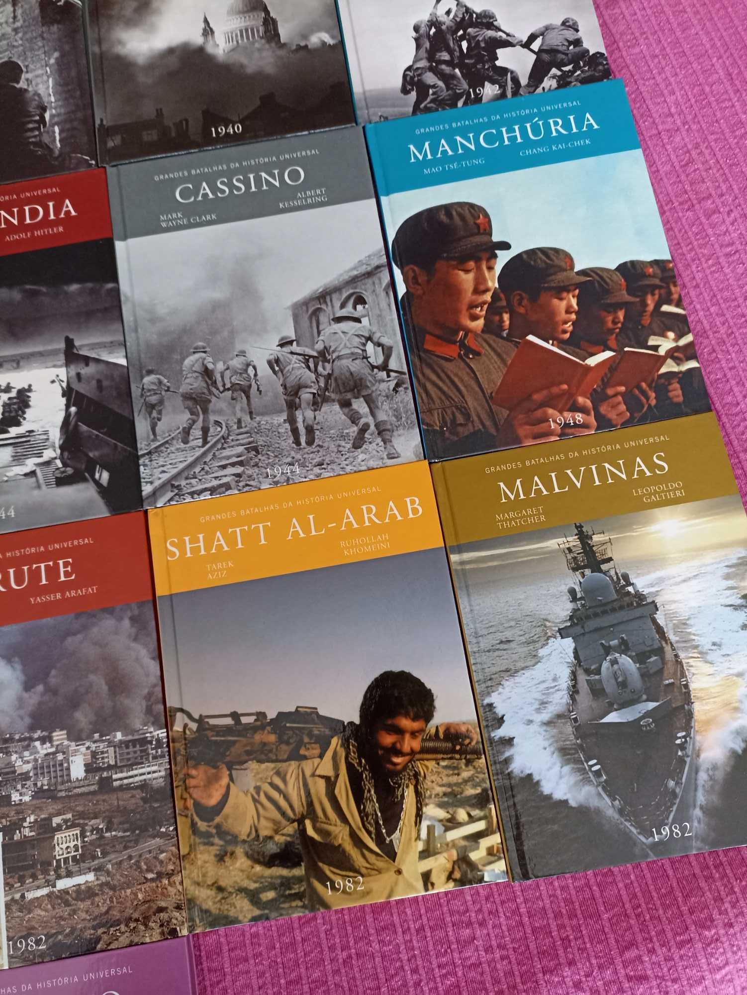 Coleção completa de 32 livros das Grandes Batalhas da História