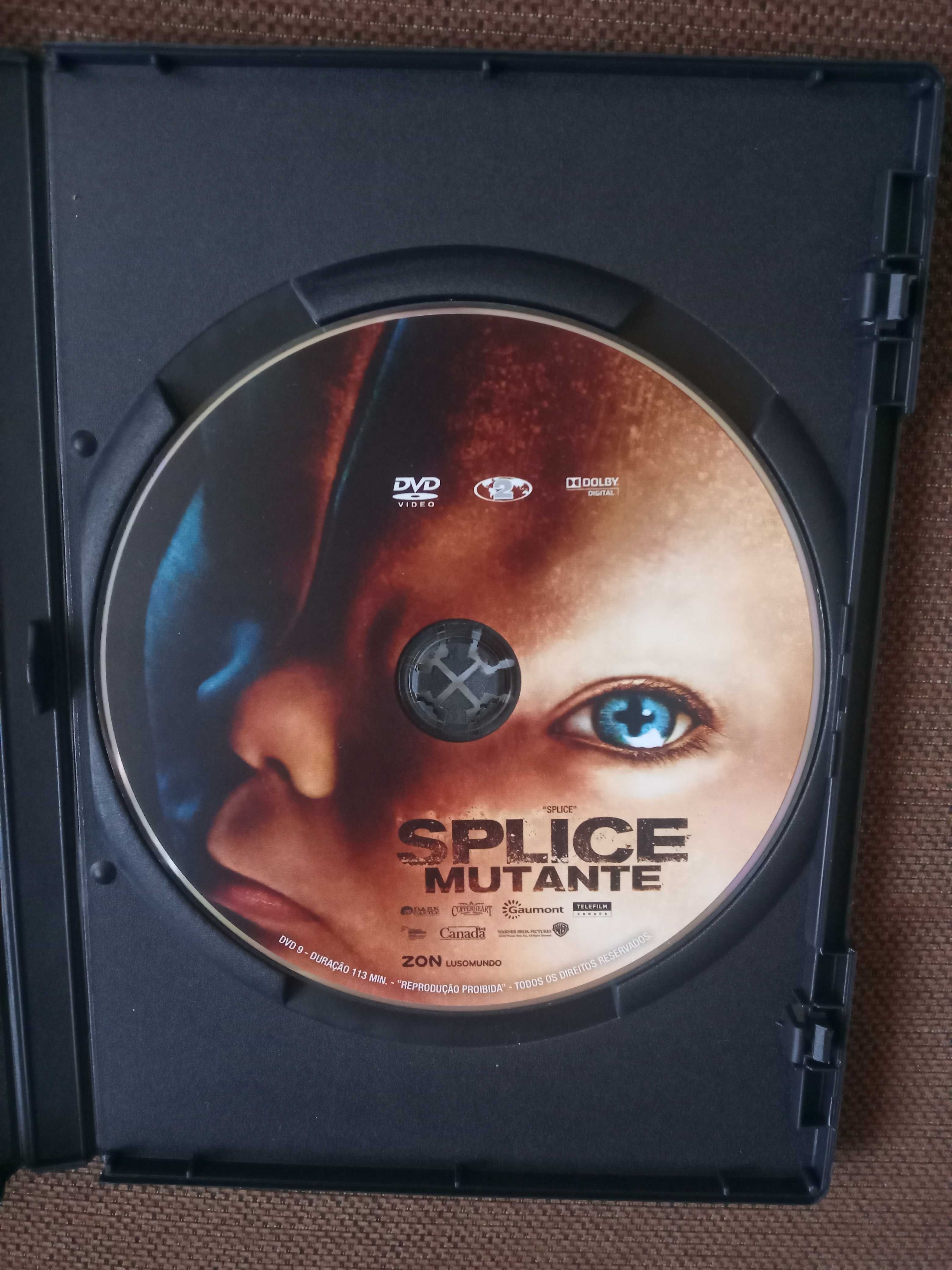 filme dvd original - splice mutante - novo