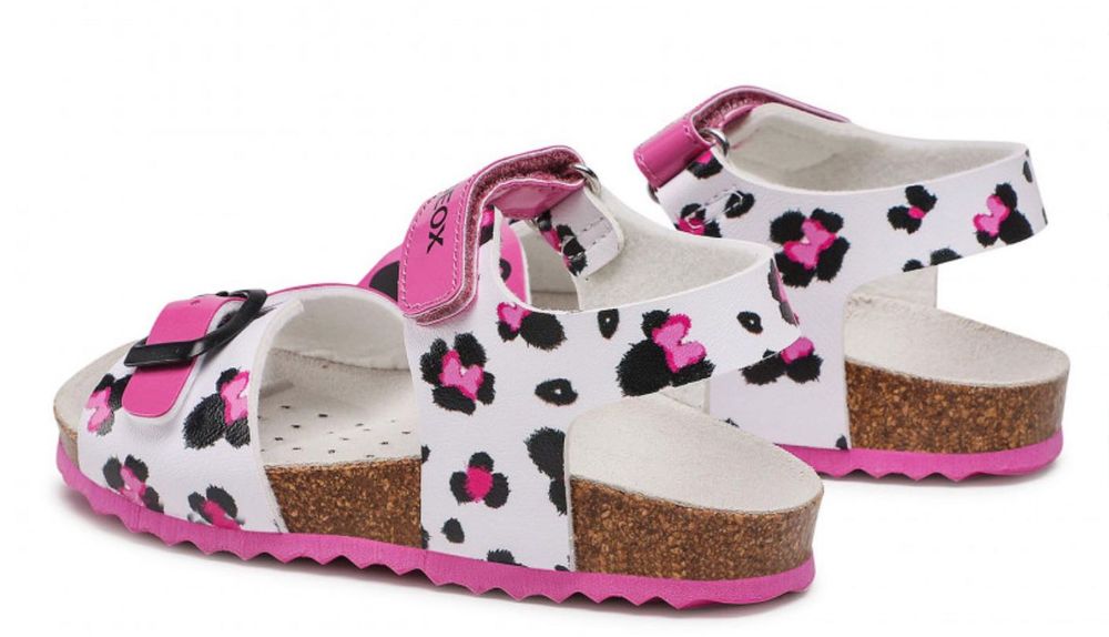 Sandały GEOX B S.Chalki  Disney Minnie Mouse Myszka Miki BLIŹNIACZKI