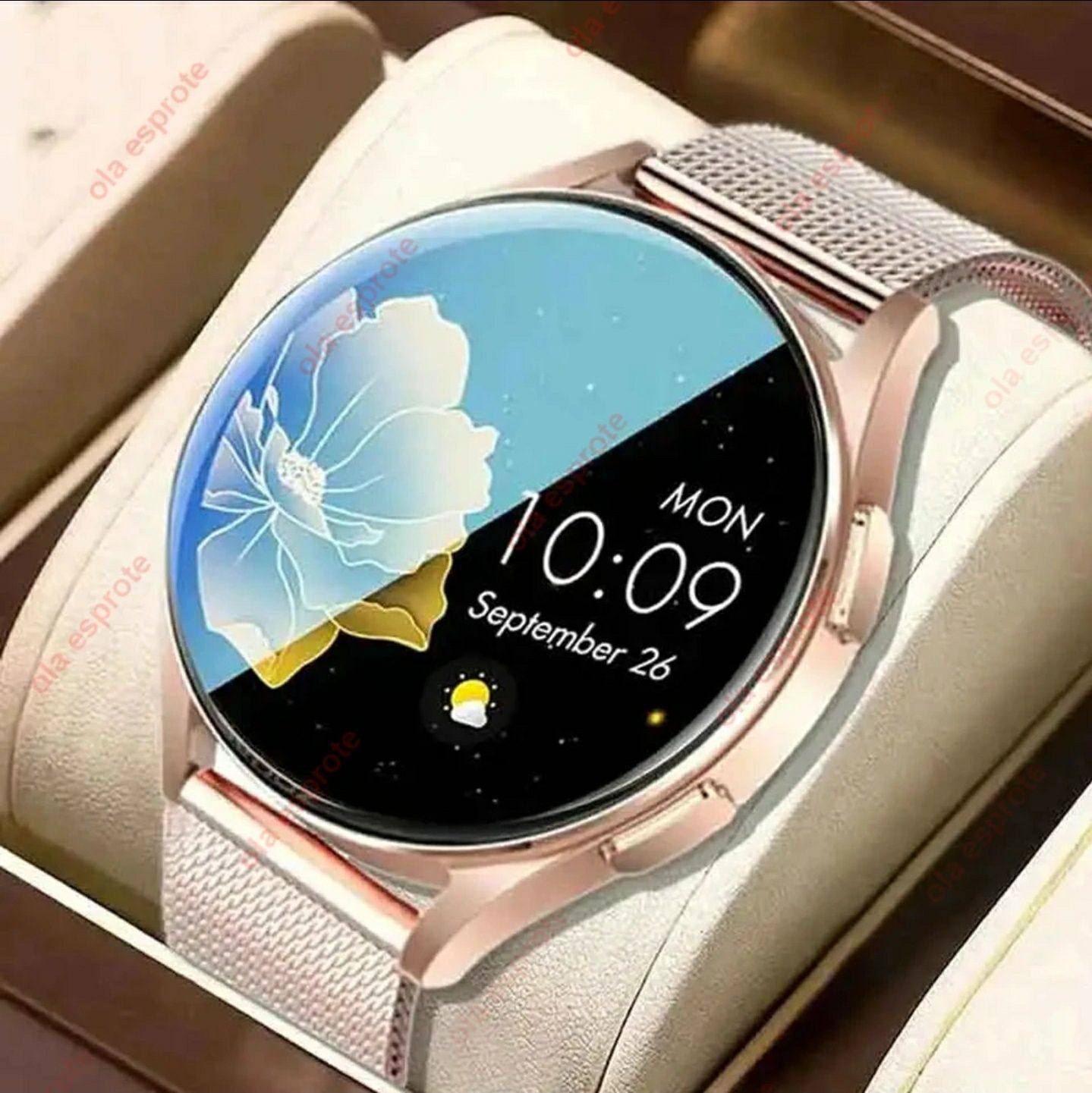 Smartwatch prateado