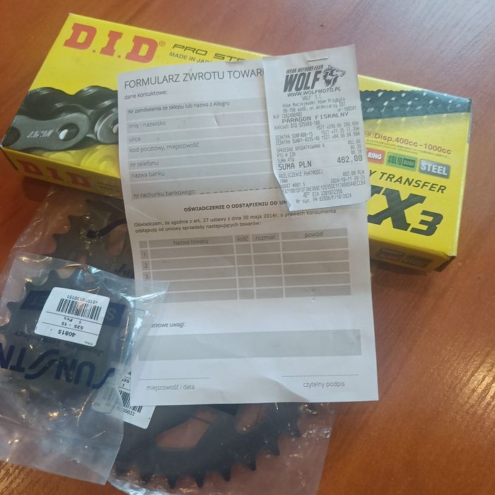 Sprzedam Hondę CB 500 95r