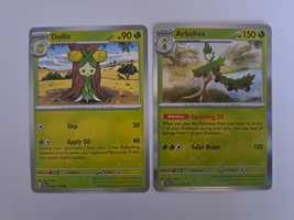 Arboliva holo rare 023/198 dolliv 022/198 oryginalne karty pokemon