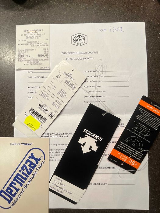 Kurtka narciarska damska Descente JANE, rozmiar XL