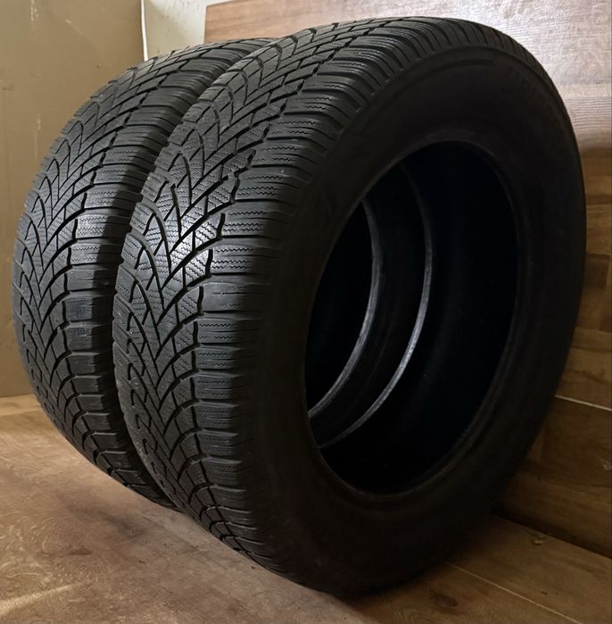 Шини зимові Bridgestone R16 215/60 2шт-5мм