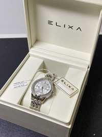 Stalowy zegarek Elixa z cyrkoniami