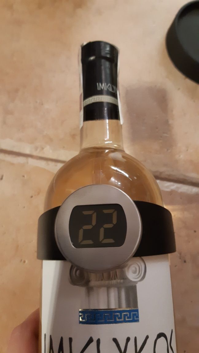 Nowy termometr do winą butelek butelka lcd