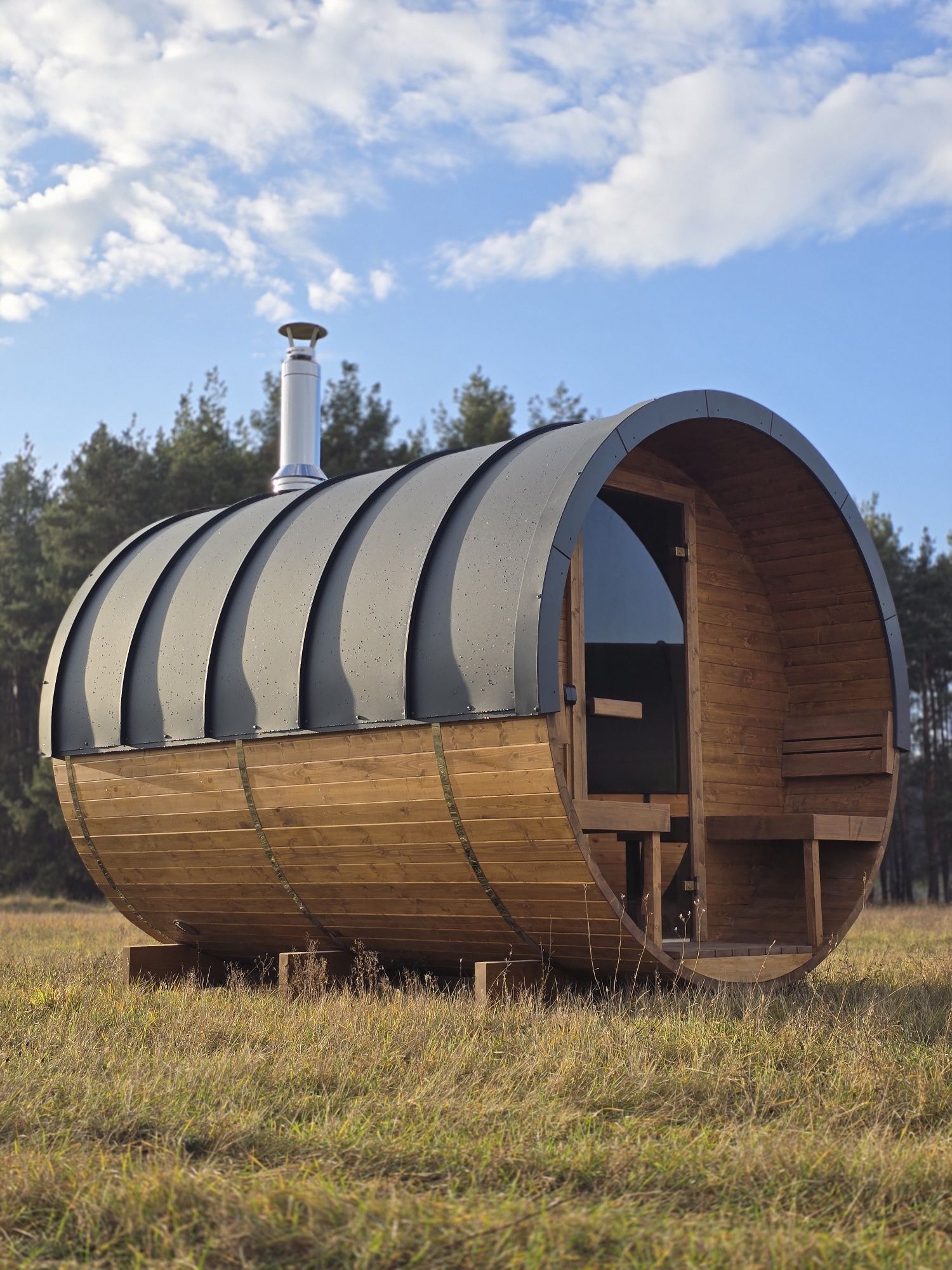 Sauna zewnętrzna beczka L1 3 m | Bezpośrednio od producenta | Lubuskie