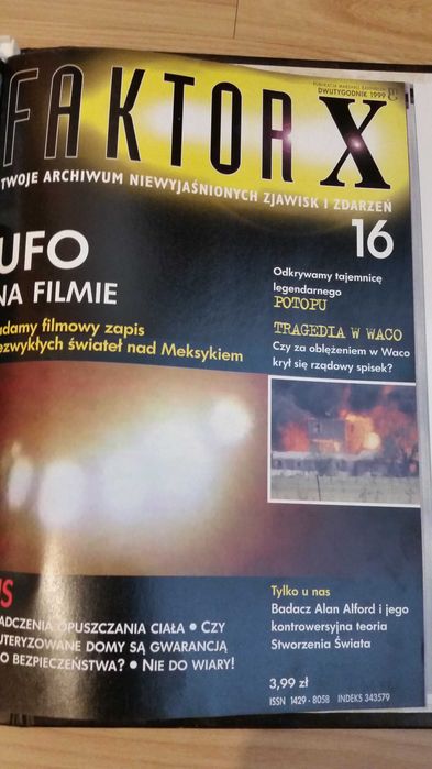 Faktor X – dwutygodnik archiwum niewyjaśnionych zjawisk i zdarzeń gw