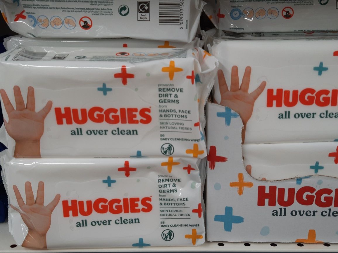 Салфетки влажные детские Huggies All Over Clean многослойные 56 шт

Ге