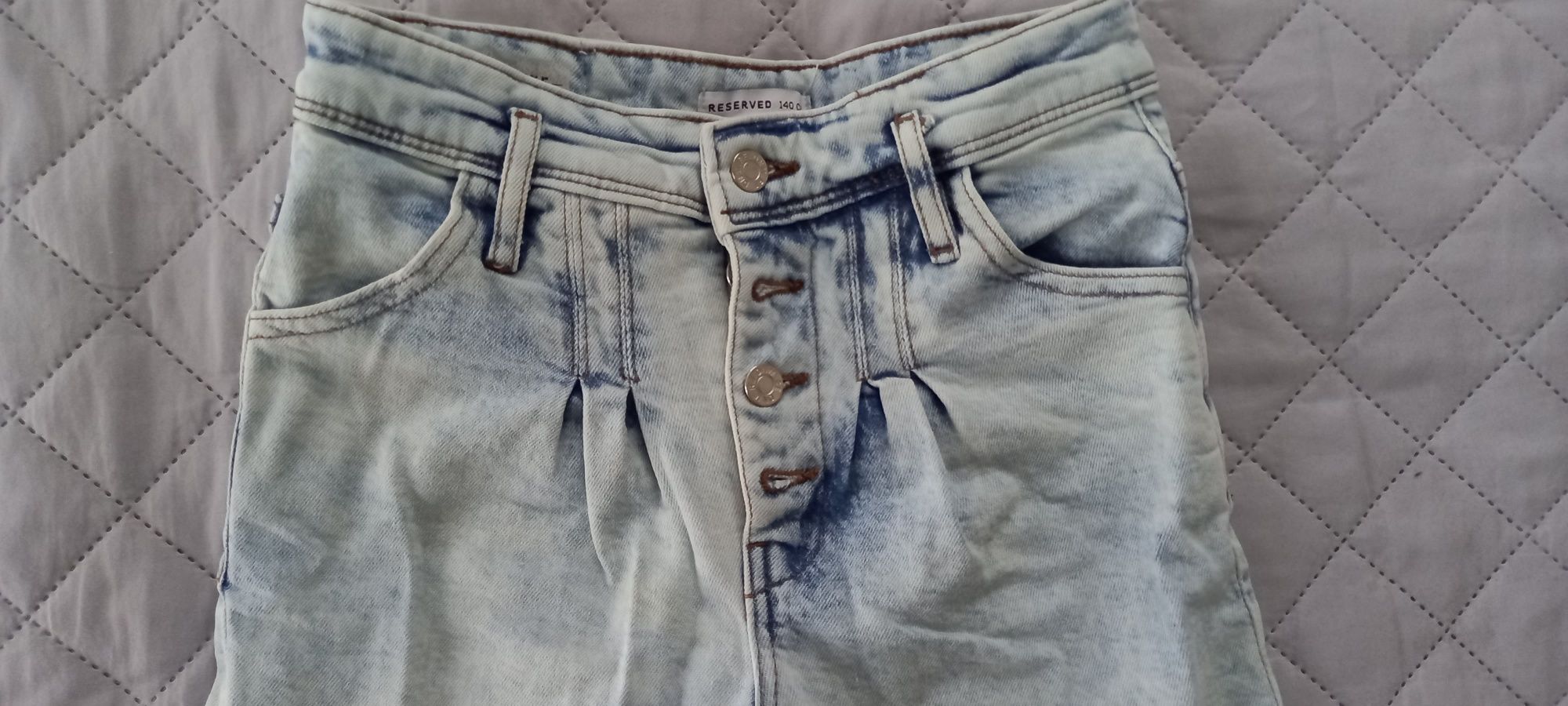 Jeansy culotte kuloty Reserved 140