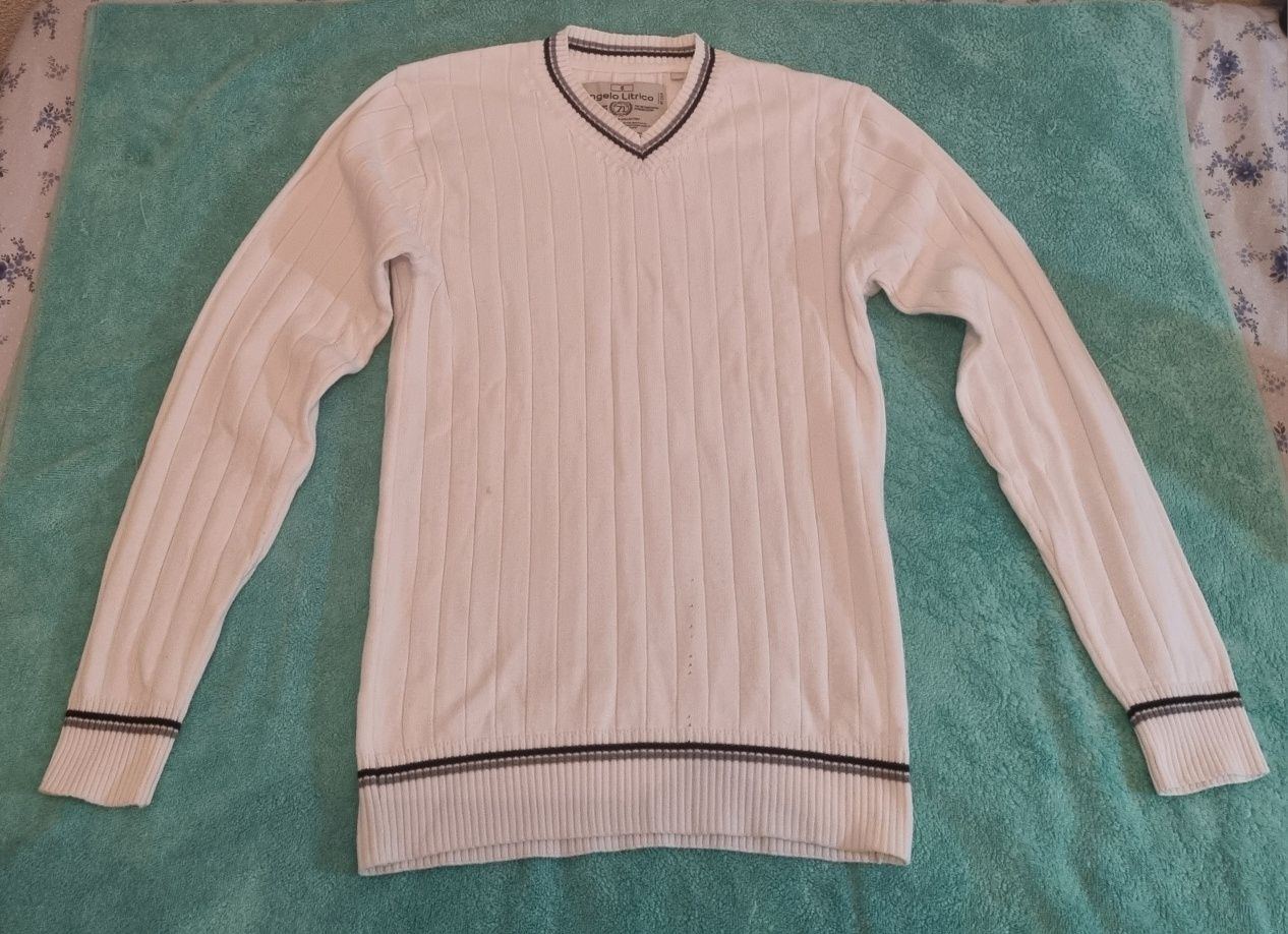 Polo Sweatshirts Branco tamanho S