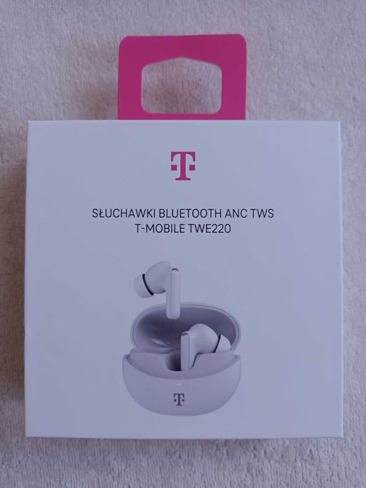 Słuchawki Bluetooth ANC TWS T-Mobile TWE220 nowe, nieużywane