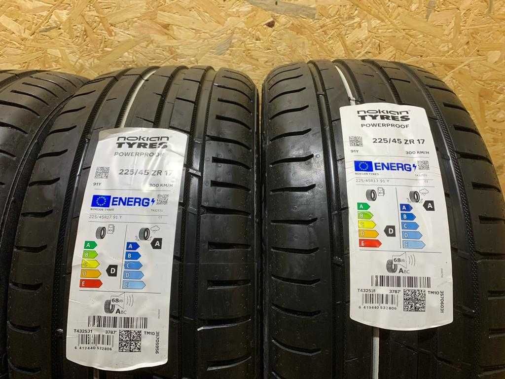 Opony letnie 225/45/17 Nokian Tyres Powerproof 91Y NOWE