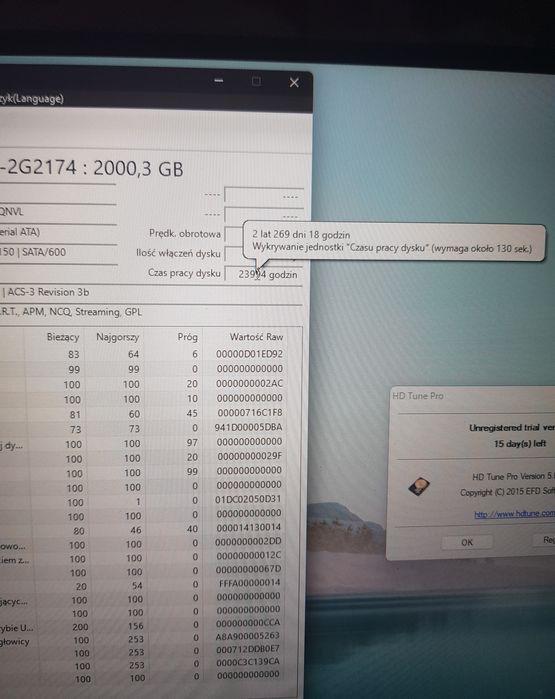 Dysk  HDD  2 TB 2,5' Seagate Skyhawk PC Laptop Xbox PS4 NAS