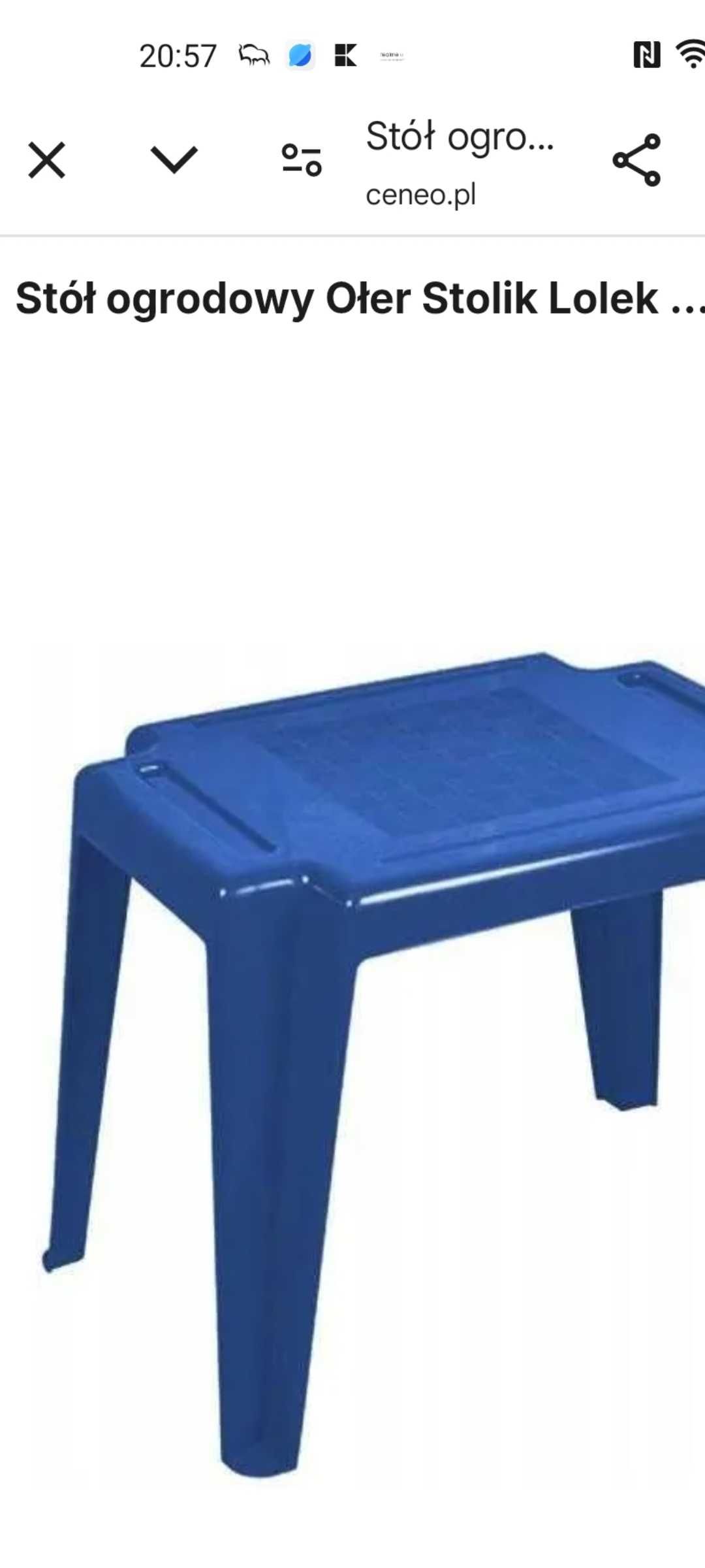 Stolik i 2 krzesełka