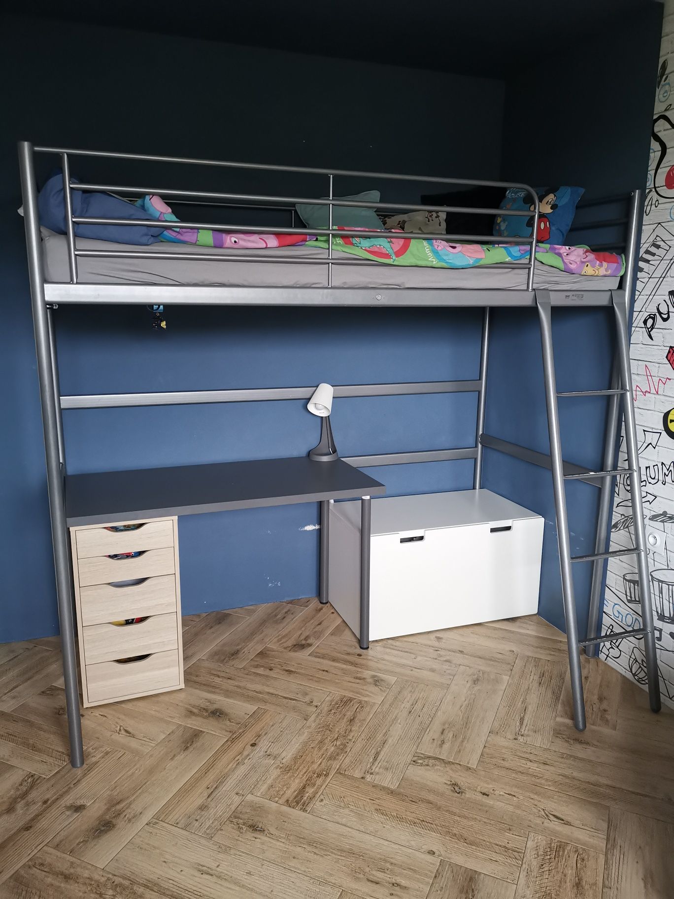 Łóżko piętrowe IKEA Svarta