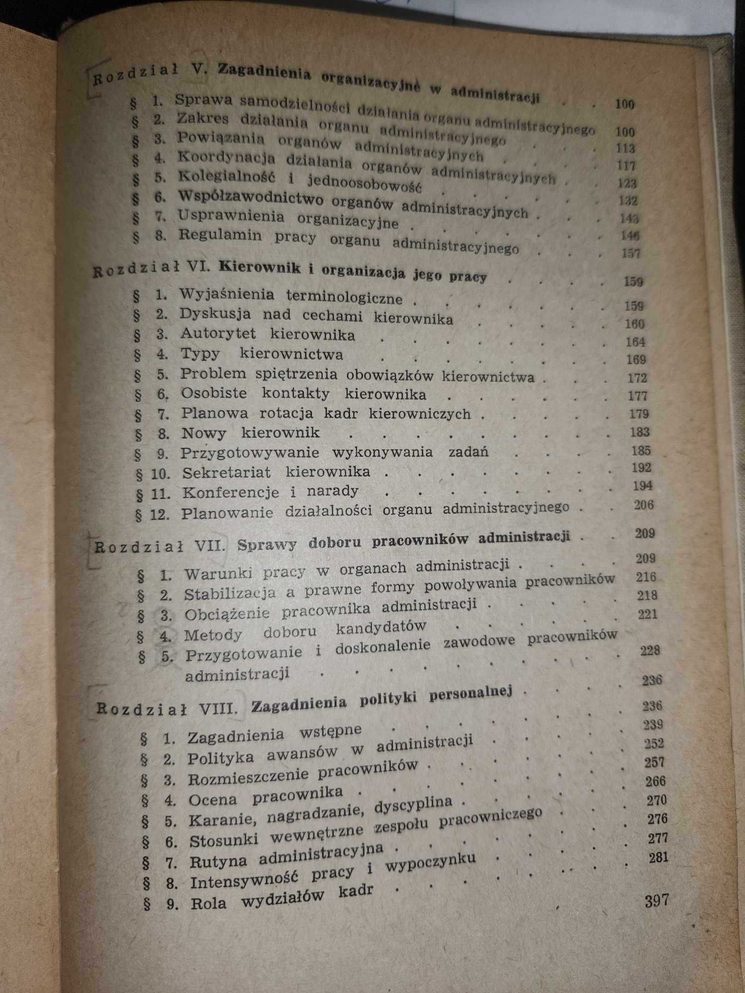 Zarys nauki administracji Jerzy Starościak 1971