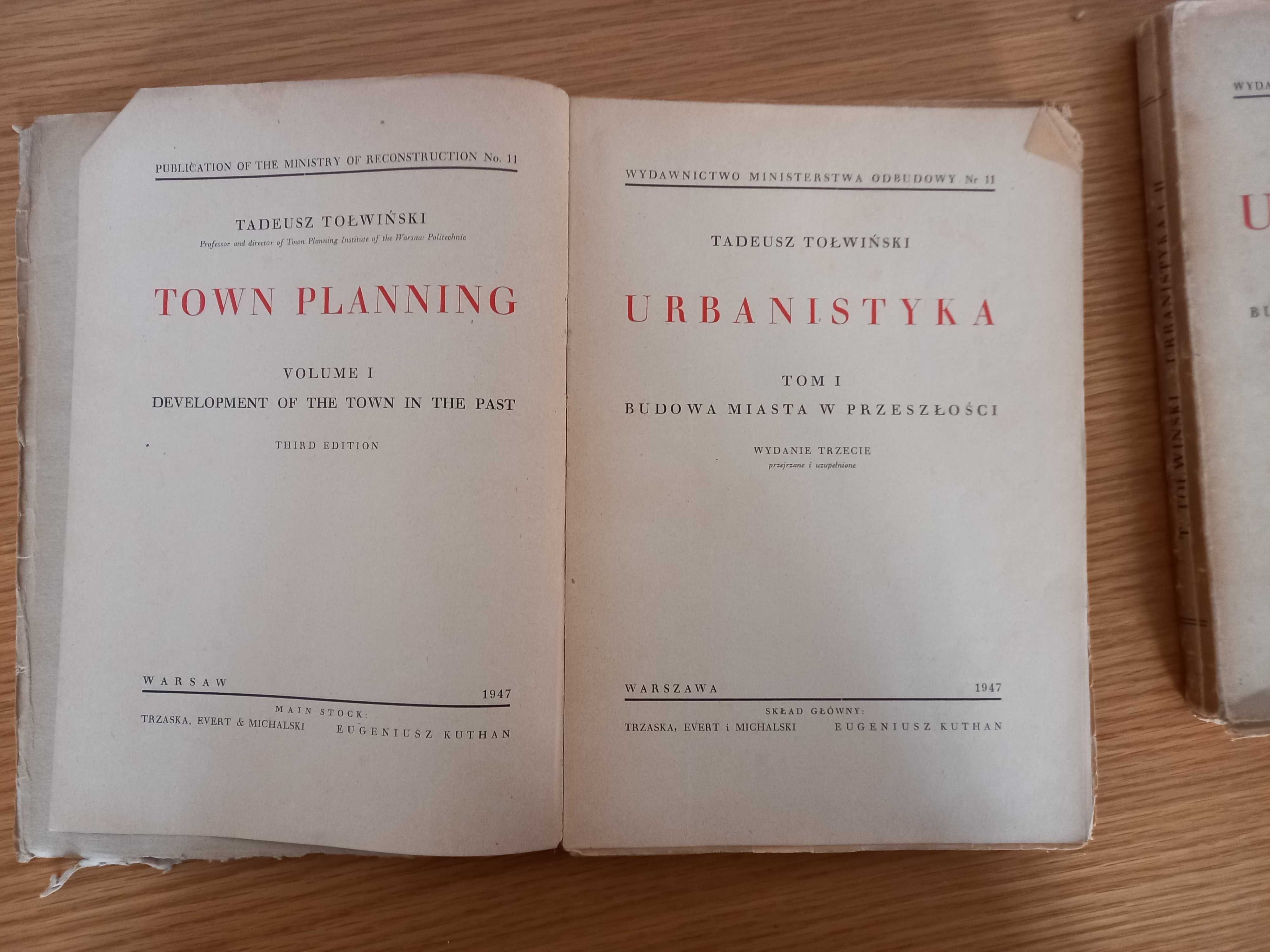 Tadeusz Tołwiński "Urbanistyka"