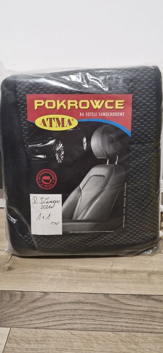 Nowe pokrowce samochodowe Renault Kangoo – 1+1 fotele