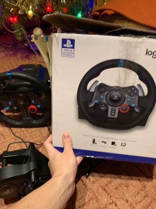 Logitech g29, В новом состояние, Руль для гонок, с комплектацией!