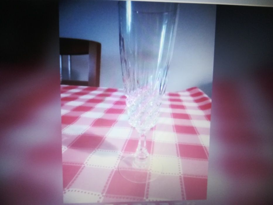 serviço de copos de cristal