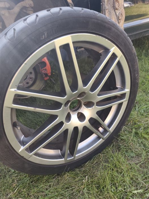 Felgi plus opony do audi uzywane. A audi A6 C6 z dobrymi oponami
