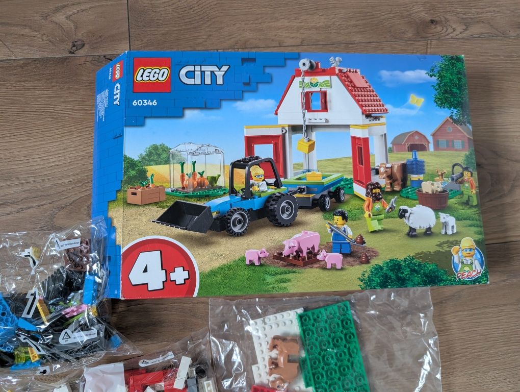 LEGO 60346 stodoła, traktor, wieś