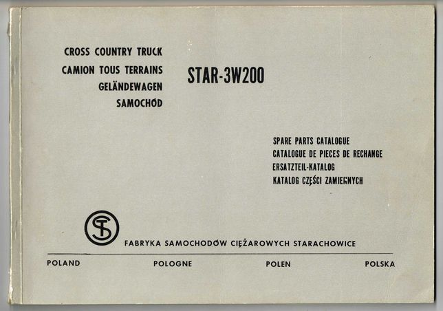 Katalog części zamiennych STAR - 3W200 wywrotka