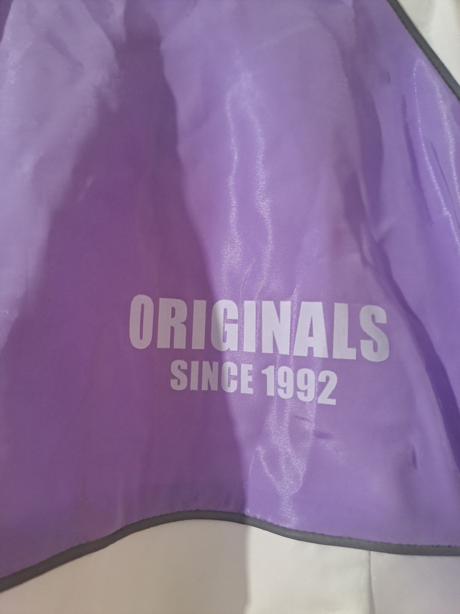 Kurtka wiatrówka biało-fioletowa „Originals Since 1992”