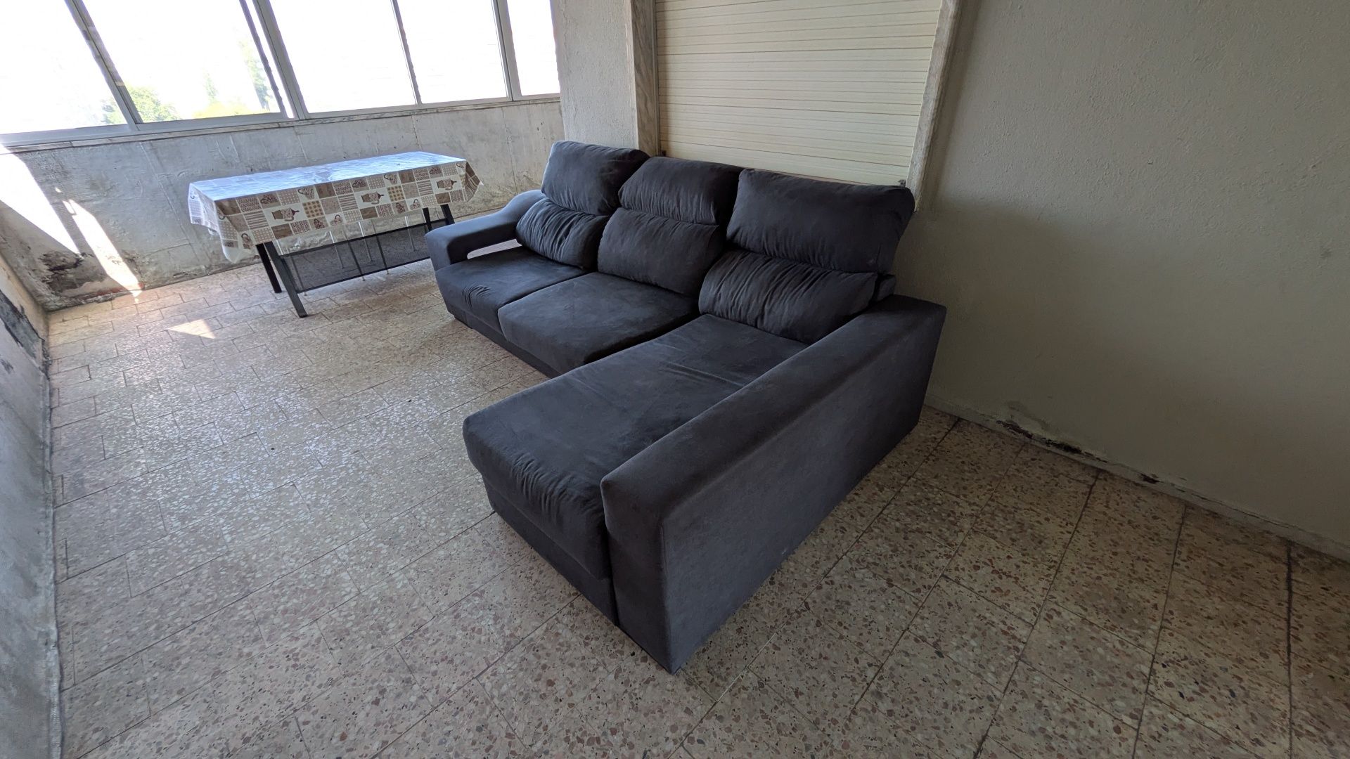 Sofá 3 Lugares Chaise Longue