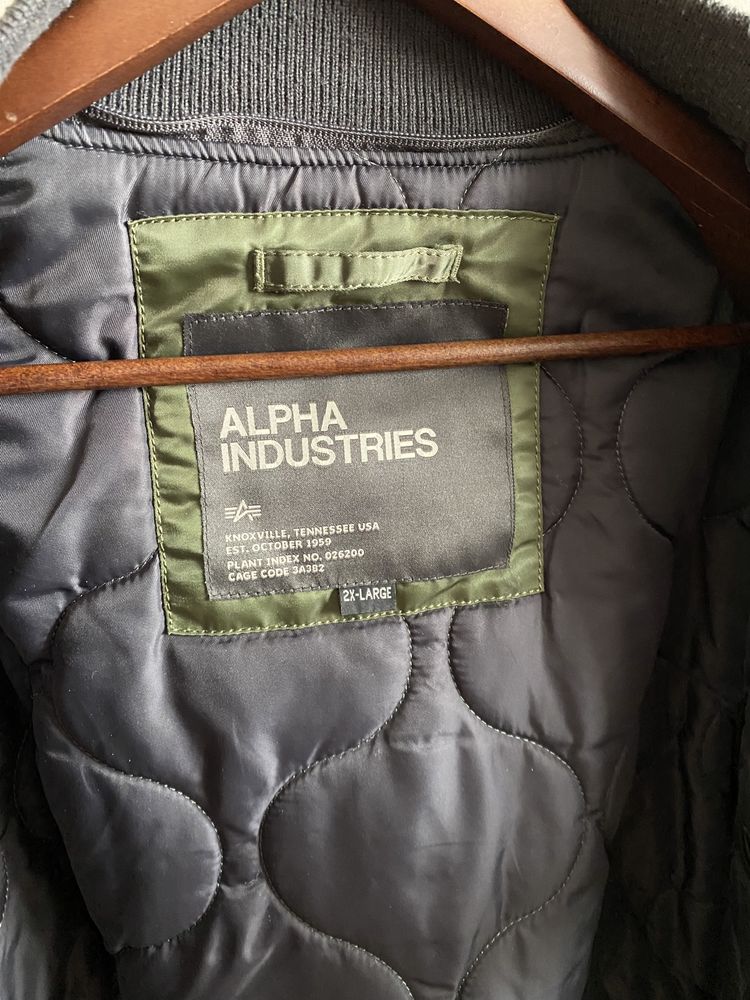 ALPHA INDUSTRIES MA1 D-Tec Wool Bomber Jacket