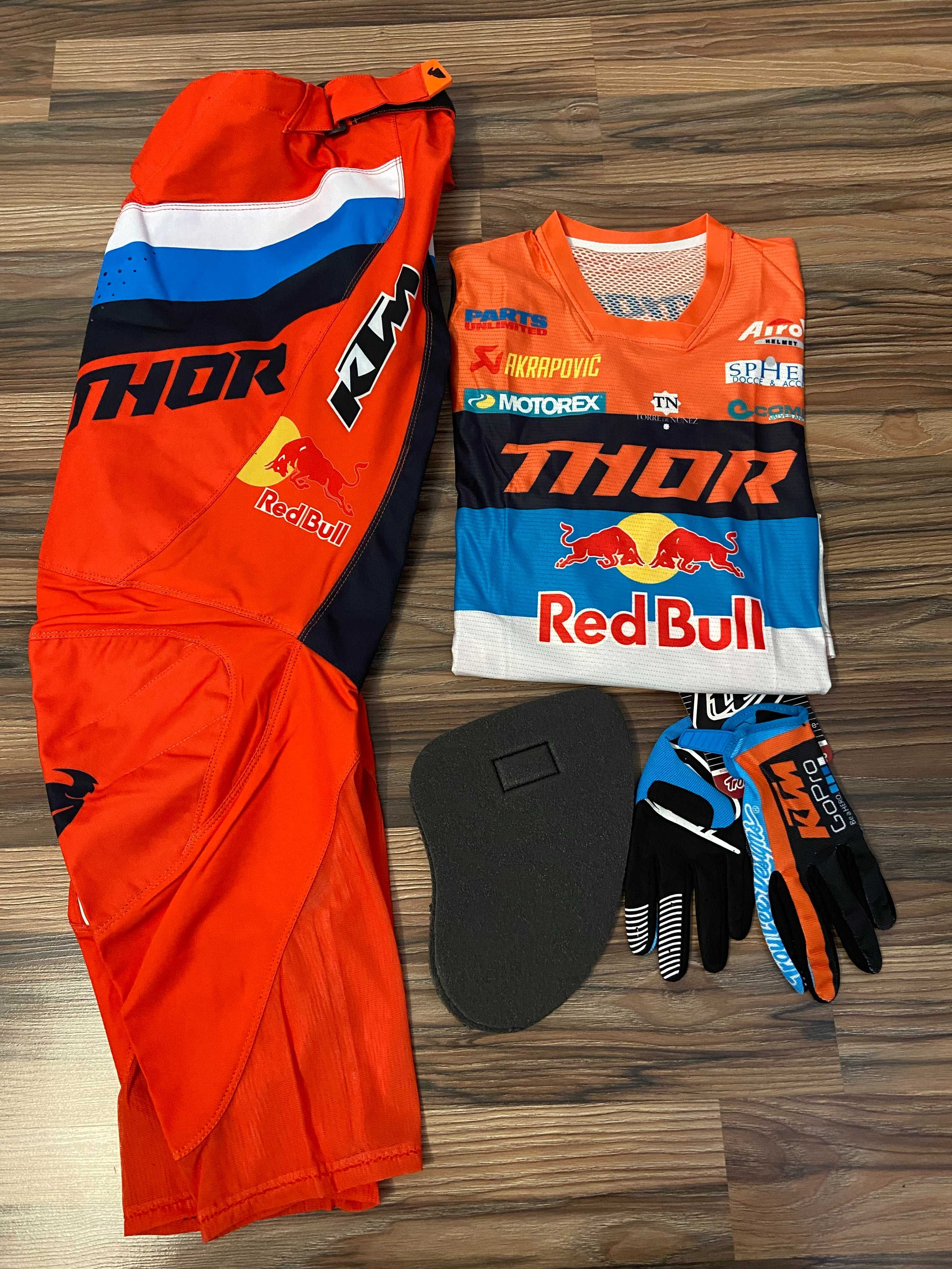 Strój THOR MX Orange ( KTM RedBull Factory )(cross,quad,enduro,mtb)