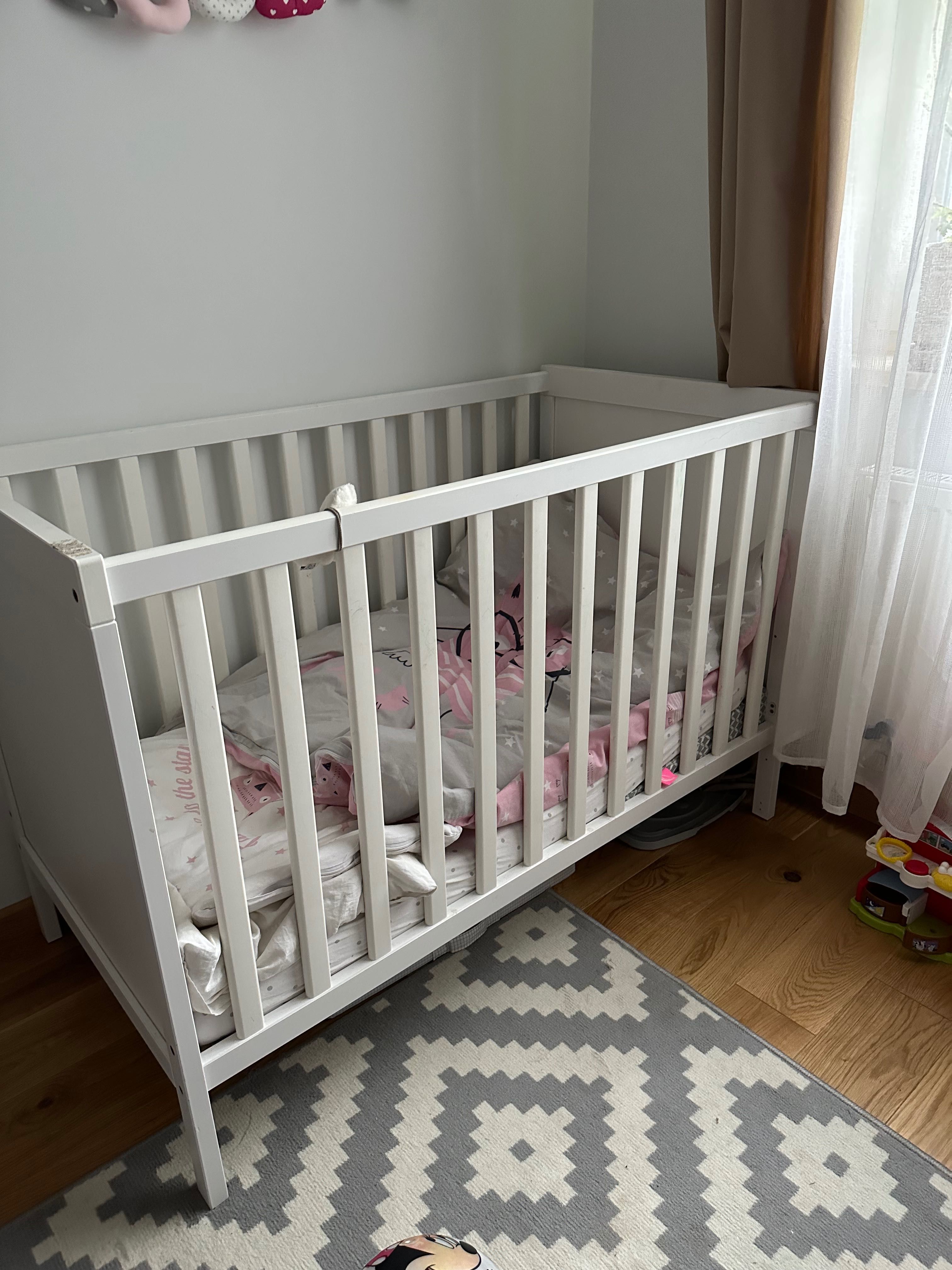 Łóżeczko niemowlęce Ikea SUNDVIK