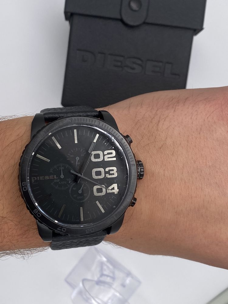 Zegarek męski Czarny Diesel Blackout Chronograph DZ4216 Nowy Prezent