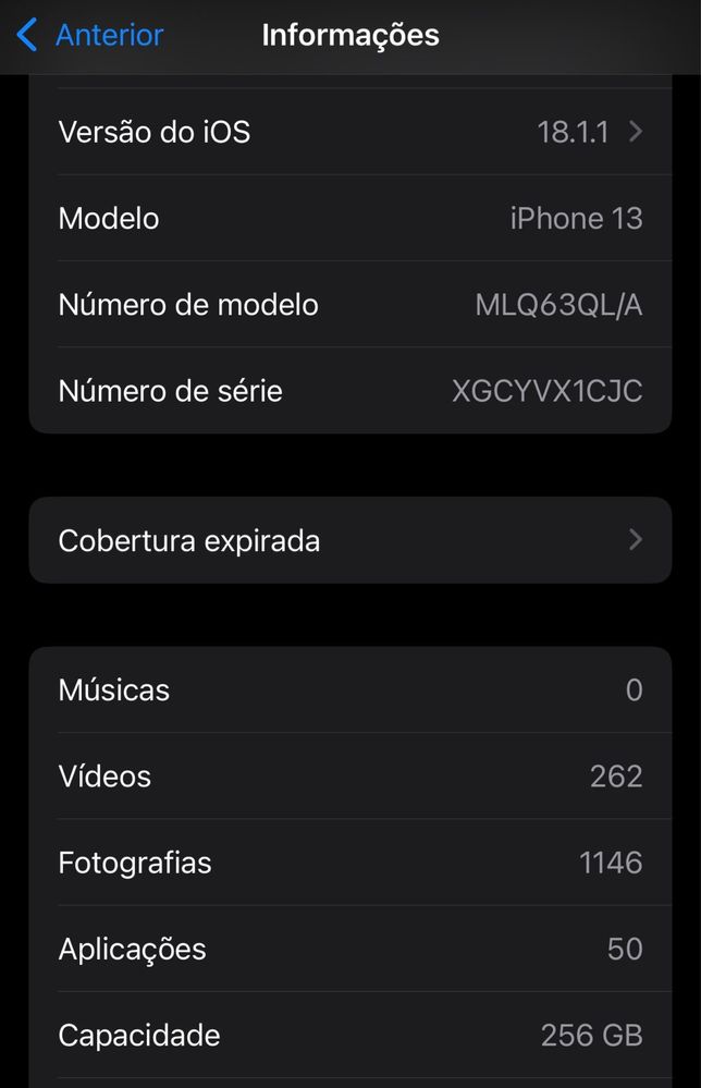 Iphone 13 256gb preto