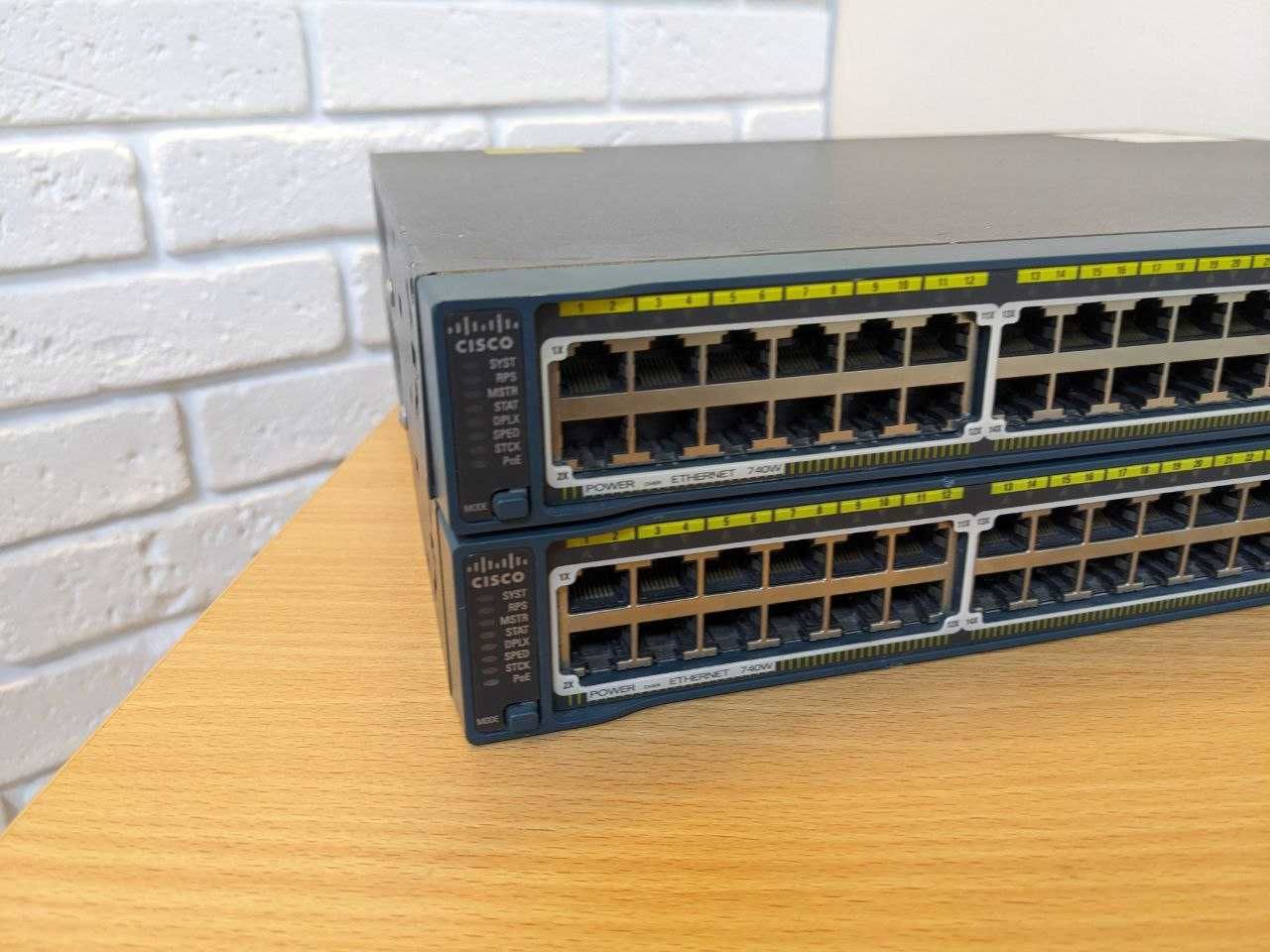 Cisco 2960S-48FPD-L 2x 10GbE / 48x 740W PoE+ / Комутатор Свіч